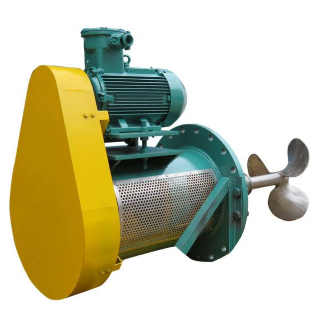 Agitador de entrada lateral para tanques de armazenamento